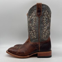 Cody James Montana Mens Brown Leather Square Toe Western Boots Size 10.5 D - £47.58 GBP