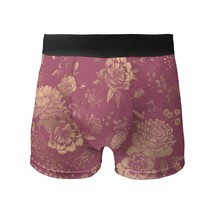 Mondxflaur Boxer Briefs for Men Poylester Stretch Men&#39;s Underwear Classic Flower - £11.95 GBP