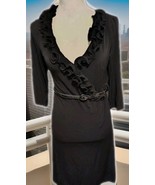 New ALYX  Ruffle Belted Dress Ruffle Knee Length 3/4 Sleeve Dress Size 1... - €27,38 EUR