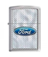 Zippo Lighter - Ford Diamondplate Brushed Chrome - 852898 - £24.42 GBP