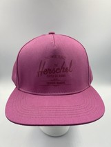 Herschel Original Adjustable Snapback Hat/Cap Pink Youth - $10.00