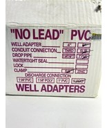 Franzel No Lead Sanitary 5” PVC Well Cap Adapter X 1” Drop Pipe &amp; Discha... - $1,649.14 MXN
