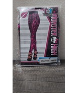 Monster High Monstrous Leggings Pink &amp; Black Child M/L New Halloween Cos... - £5.63 GBP