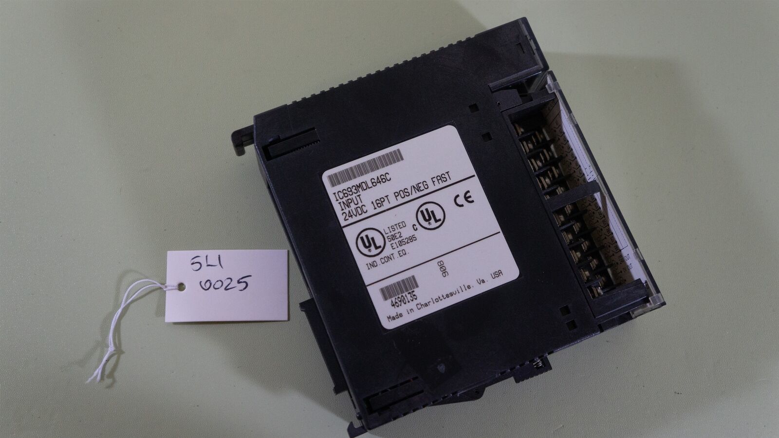 GE Fanuc IC693MDL646C Input Module 24VDC 16PT POS/NEG Fast - $16.14