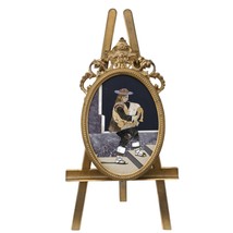 c1880 Antique Pietra Dura Bronze Mounted Double Locket Picture frame on ... - £972.18 GBP