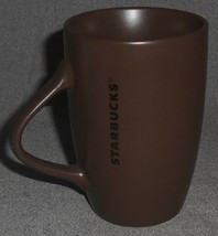 2011 Starbucks Seattle CHOCOLATE BROWN 10.5 oz Handled Mug - $11.87