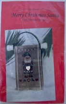 NEW Merry Christmas Santa Kit Mini Banner Lorri Birmingham Counted Cross Stitch - £7.19 GBP