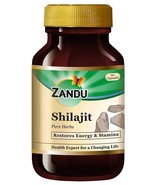 Zandu Shilajit (60 Caps) Ayurvedic Helps in Improving Strength Stamina - £11.48 GBP+