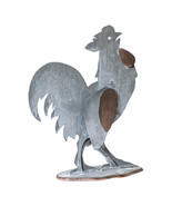Irvins Country Tinware Metal Rooster in Weathered Zinc - £52.00 GBP