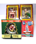 4 Vintage Christmas Ornaments The Saturday Evening Post Cat In The Hat C... - £19.05 GBP