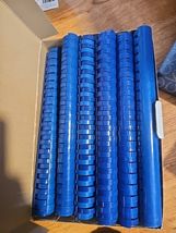 Plastic Comb Binding, 19 Ring - 3/4” - Blue 30  Pieces Lot  Round Back - $14.85