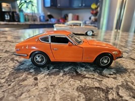 (Rare) Sun Star  &#39;72  Datsun 240Z Sports Coupe (Orange) 1:18 Die Cast (N... - $59.40