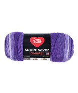 Red Heart Super Saver Ombre Yarn - Big 10 oz. Skein, Violet - $13.95