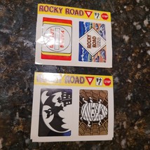Vintage Rocky Road Cereal Stickers RARE HTF Lot - £14.04 GBP