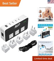 Compact 230W Voltage Converter with Universal Travel Adapter &amp; USB-C Pow... - $999.48 MXN
