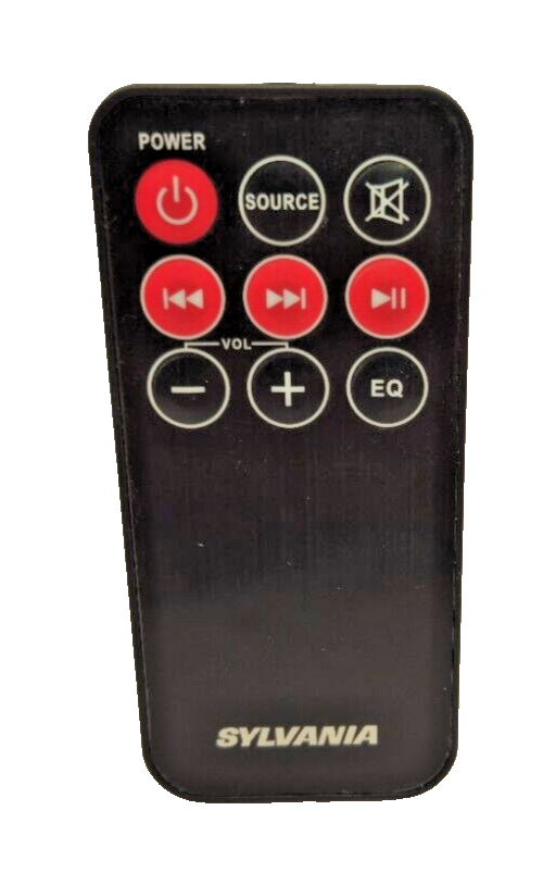SYLVANIA MINI REMOTE CONTROL BLACK dvd cd player excellent condition TESTED - £7.79 GBP