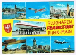 Postcard Flughafen Frankfurt Airport Rhein Main Germany - £3.10 GBP