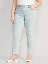 Old Navy Curvy OG Straight Jeans Womens 18 Tall Blue High Rise Button Fly NEW - £22.48 GBP
