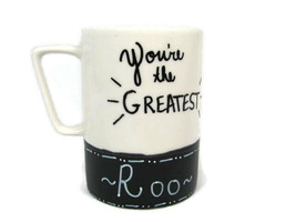 Starbucks You&#39;re The Greatest Best Teacher Black &amp; White Coffee Mug Cup 16 Oz - £19.46 GBP