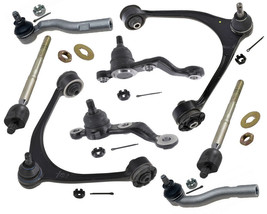 4.0L Front Upper Control Arms Lexus GS400 Lower Ball Joints Tie Rods GS3... - $206.53
