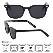 ALEXO HIGH QUALITY POLARIZED CLASSIC SQUARE SUNGLASSES RETRO DESIGNER FA... - $167.13 MXN