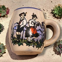 One Vintage Stoneware Ceramic Miniature Cup WEST GERMANY - $5.18