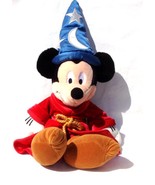 Disney Mickey Mouse 19&quot; Plush Sorcerer Fantasia Stuffed - $65.78 CAD