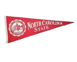 North Carolina State College Pennant The Wolfpack of Raleigh NC 1950s Vtg - $34.60