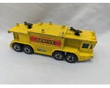 Hot Wheels 1979 Airport Rescue Fire Dept Toy Truck 3 1/4&quot; - £7.72 GBP