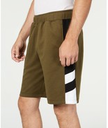 ID Ideology Men&#39;s Striped-Side Shorts Native Green Size 3XL - €17,97 EUR
