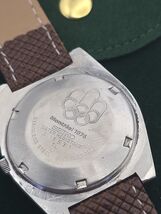 Vintage Seiko automatic Watch Montreal 1976 Olympic games, working - $260.32