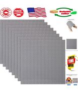 8-Pack Classic Gray Building Plates - 10&quot; x 10&quot; Compatible with Major Br... - $664.49 MXN
