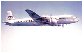 Pan American Airways DC 7B Airplane Postcard - £4.71 GBP