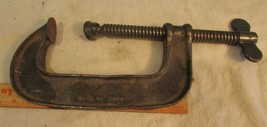 Vintage WOODWORKING TOOL  C CLAMP &quot;5&quot; MADE IN USA, - £23.02 GBP