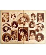 Actresses Prominent In Silent Film Drama 1920s Film Theater Centerfold L... - $1,102.33 MXN