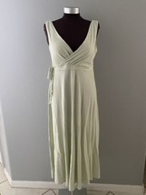 Soma Intimates Women Size Large Green Maxi Dress Empire Waist Nightgown ... - $29.57