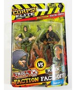 The Corps Elite VS The Curse Faction Face Off Troll &amp; Rain Figures 2016 ... - $11.64