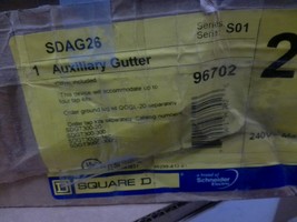 (NEW)SQ D SDAG26 LOAD CENTER AUX. GUTTER / 26H X 13.5W X 3 3/4D /240VAC-... - £77.45 GBP
