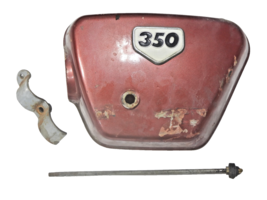1968-1971 Honda CL350 CL 350 Left side Frame Cover &amp; mount bolt exhaust ... - $79.19