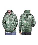 Jethro Tull The Prog Years UK Tour 20 Mens Graphic Zip Up Hooded Hoodie - £27.47 GBP+