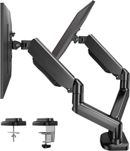 Dual Monitor Stand Fully Adjustable Gas Spring LCD Monitor Arm Up to 17.6 lbs - £75.29 GBP