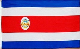 3x5ft Costa Rica flag Rican Banner Grommets 150D Polyester brass Grommets - $19.99