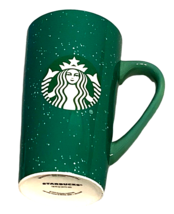 Starbucks Coffee Mug Green Speckled 16oz Tall Mermaid Ceramic Cup Drink Hot 2020 - £13.74 GBP