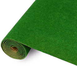 CP137 Artificial Model Grass Mat Trains Green 40X100Cm or 15.7&#39;&#39; X 39&#39;&#39; for Deco - £13.09 GBP