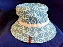 Pistil Binx Reversible Bucket Hat Marine Blue Pattern Burgundy Solid One... - £33.03 GBP