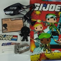 Funko GI Joe lot Snake Eyes Lanyard Badge Dogtag Rolled  Mini Poster Sti... - £15.77 GBP