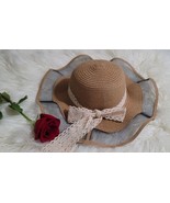  Women&#39;s  Summer Large Floppy Folding Wide Brim Cap Sun Straw Beach Hat  - €15,56 EUR