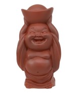 Laughing Buddha Lifting Gold Ingot Feng Shui Bodhissatva Maitreya Mini F... - $16.44 CAD