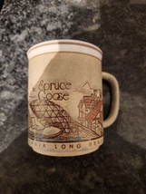 Long Beach California Queen Mary Spruce Goose Coffee Mug Cup Vintage  - $9.80