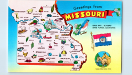Greetings From Missouri The Show Me State Missouri Postcard - £4.06 GBP